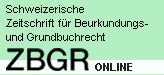Schweizerische Zeitschrift fr Beurkundungs- und Grundbuchrecht