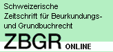 Schweizerische Zeitschrift f�r Beurkundungs- und Grundbuchrecht